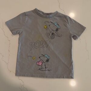 Tucker + Tate Gray Kids Shirt with Cartoon Print